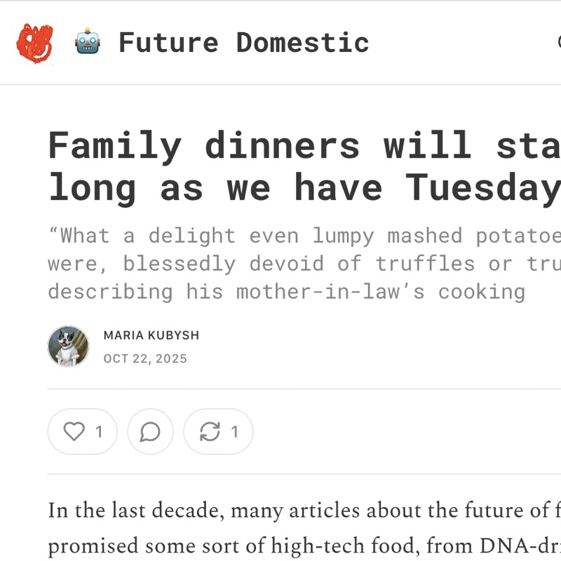 Future Domestic